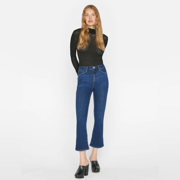 Frame Denim Denim - FRAME Le Crop Mini Boot in Majestty